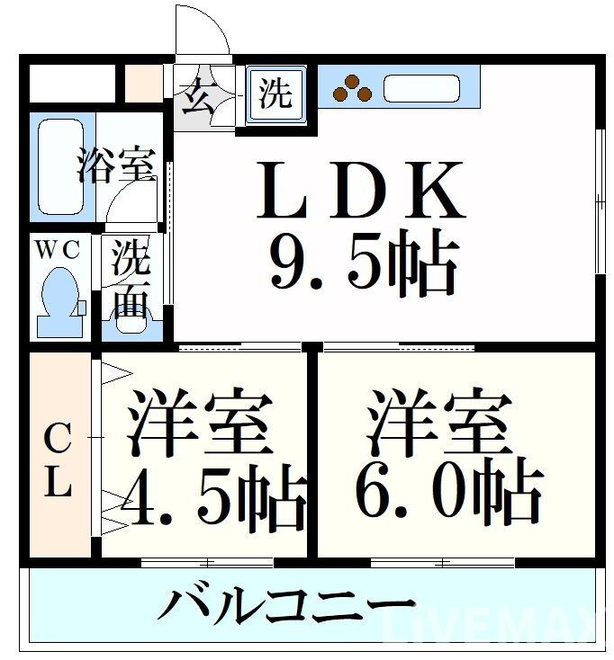 甲南岡本ハイムの物件間取画像