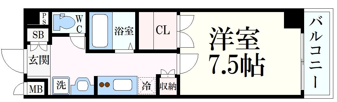 ララソル芦屋の物件間取画像