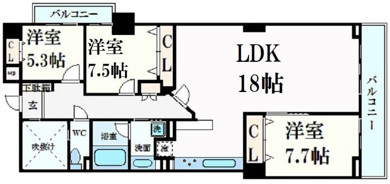 夙川駅 徒歩11分 2階の物件間取画像