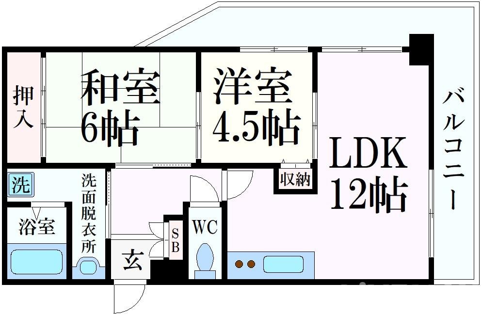 カサフィレンツェの物件間取画像