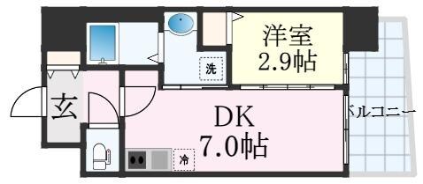 神戸駅 徒歩12分 3階の物件間取画像