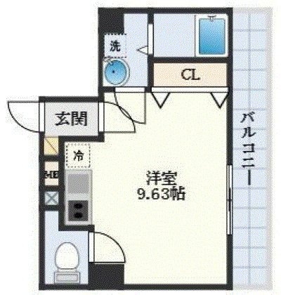 姫路駅 徒歩9分 10階の物件間取画像