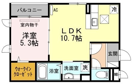 西宮北口駅 徒歩7分 2階の物件間取画像