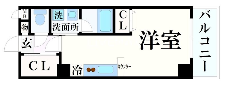 兵庫駅 徒歩6分 7階の物件間取画像