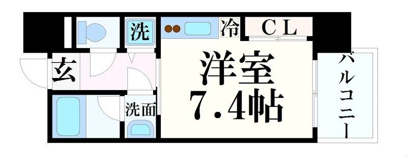 神戸駅 徒歩7分 12階の物件間取画像