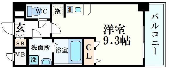 西宮北口駅 徒歩9分 1階の物件間取画像