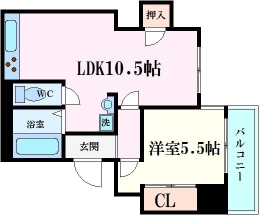 西宮駅 徒歩12分 2階の物件間取画像