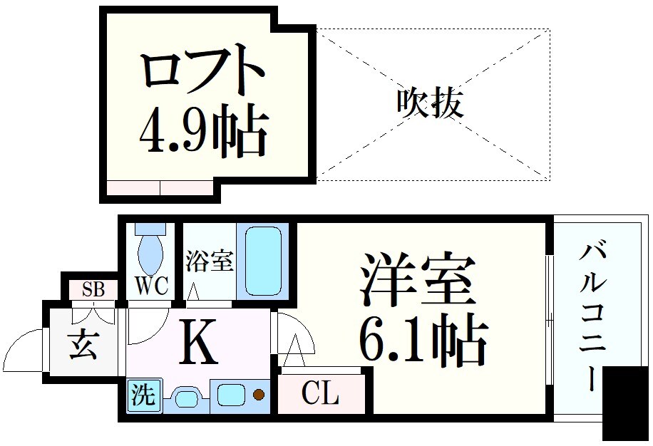 三ノ宮駅 徒歩2分 2階の物件間取画像