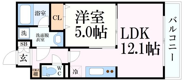 ルーセス甲子園の物件間取画像