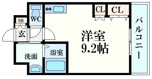 西宮駅 徒歩7分 6階の物件間取画像