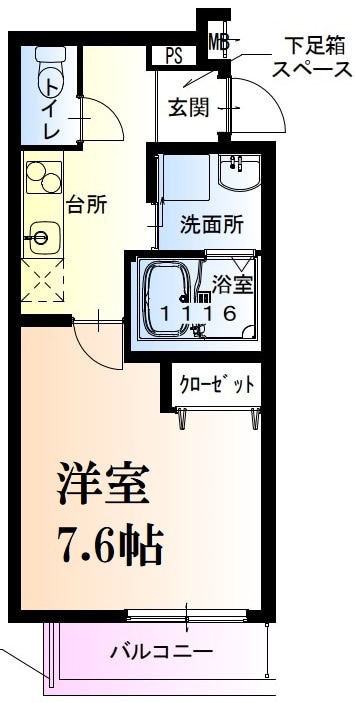 フジパレス西宮鳴尾町の物件間取画像