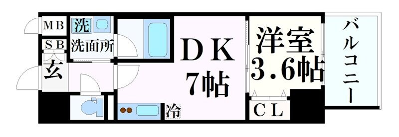 高速神戸駅 徒歩4分 2階の物件間取画像