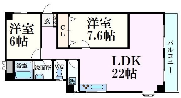 苦楽園口駅 徒歩15分 2階の物件間取画像