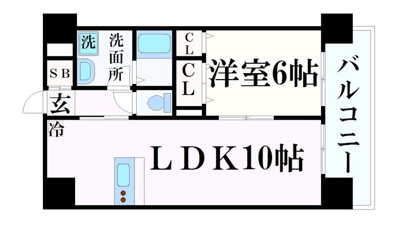 CITYSPIRE新神戸の物件間取画像