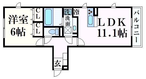 元町駅 徒歩14分 2階の物件間取画像