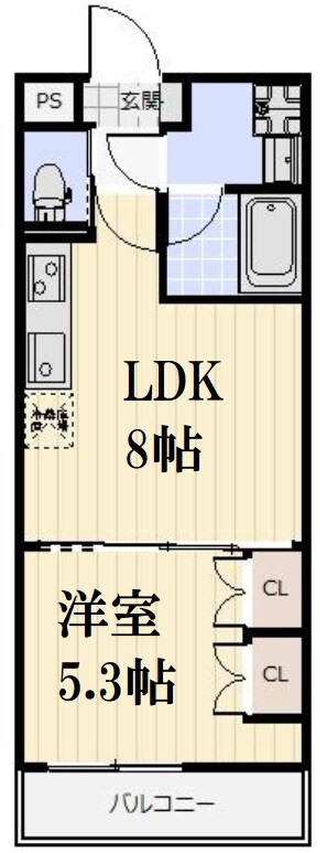 さくら夙川駅 徒歩5分 3階の物件間取画像