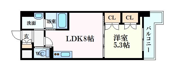 さくら夙川駅 徒歩5分 1階の物件間取画像