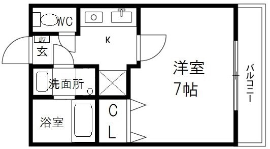 アムール美貴の物件間取画像