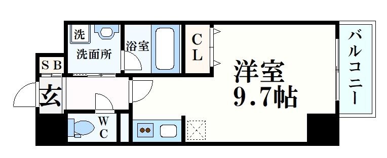 エスタンシア元町の物件間取画像