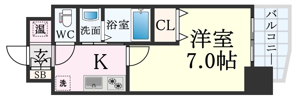 神戸駅 徒歩3分 9階の物件間取画像