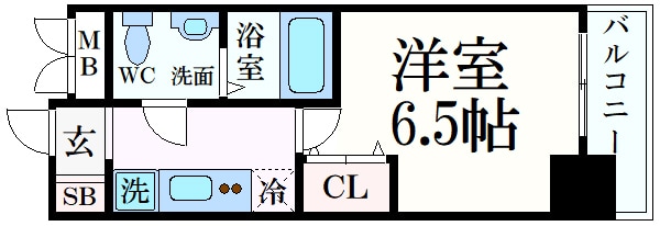 西宮駅 徒歩5分 1階の物件間取画像