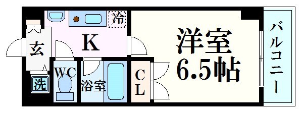 グランデアステール芦屋の物件間取画像