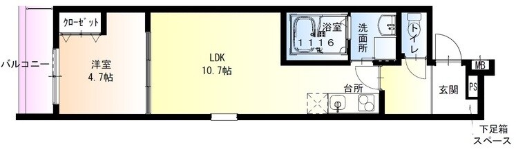 今津駅 徒歩10分 2階の物件間取画像