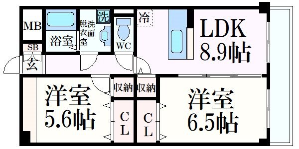 エイト岡本の物件間取画像