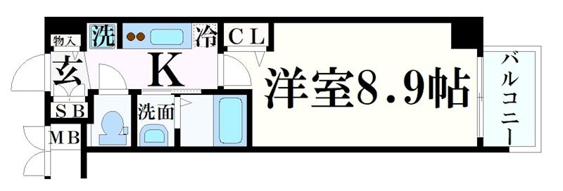 兵庫駅 徒歩7分 2階の物件間取画像