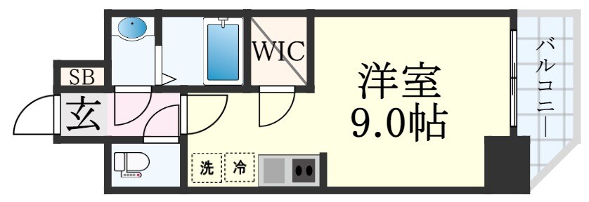 アプリーレ元町ウエストの物件間取画像