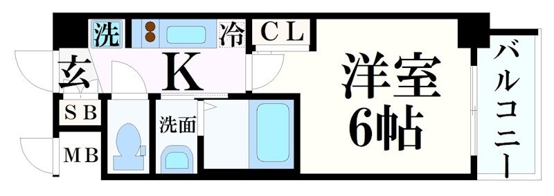 神戸駅 徒歩10分 3階の物件間取画像