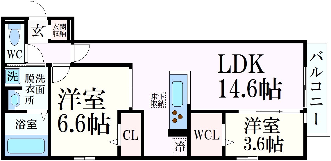 ラッフィナート東灘の物件間取画像