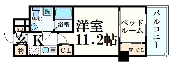 セレニテ甲子園Ⅱの物件間取画像