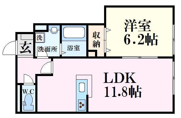 グレース芦屋の物件間取画像