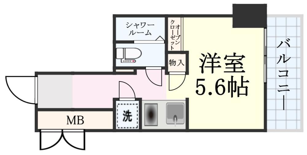 元町駅 徒歩9分 8階の物件間取画像