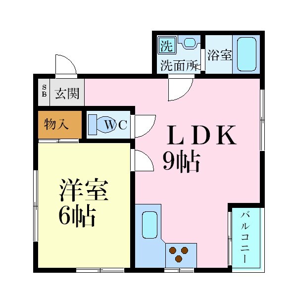 ステラ芦屋の物件間取画像