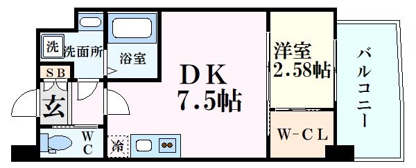 甲子園駅 徒歩8分 4階の物件間取画像