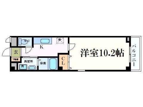 西宮駅 徒歩12分 3階の物件間取画像