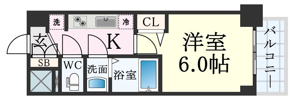 高速長田駅 徒歩7分 5階の物件間取画像