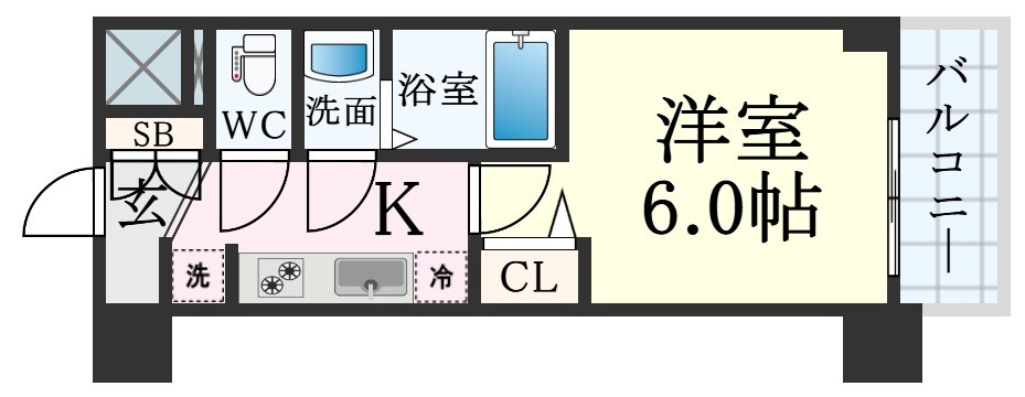 高速長田駅 徒歩7分 2階の物件間取画像