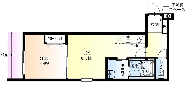 甲子園駅 徒歩12分 3階の物件間取画像