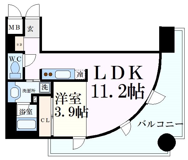 インペリアル新神戸の物件間取画像