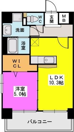 Ｆ・ＳＴＡＧＥ博多の物件間取画像