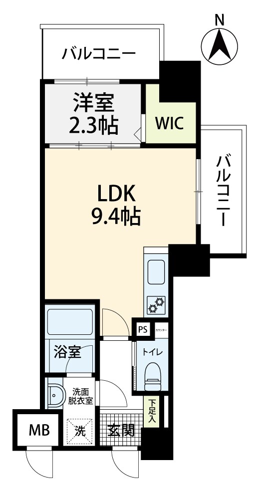 ノア吉塚の物件間取画像