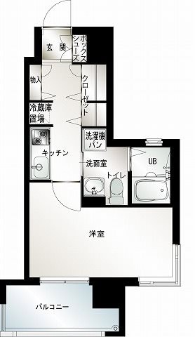 エンクレスト六本松Ⅱの物件間取画像