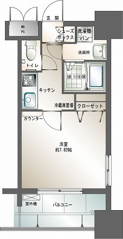 エンクレスト御供所の物件間取画像