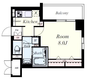 ベルコルティーレの物件間取画像