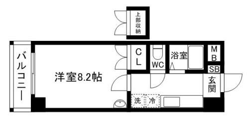 ロイヤル天神南の物件間取画像