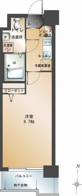 エンクレスト警固の物件間取画像