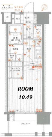 ウェルブライト博多の物件間取画像